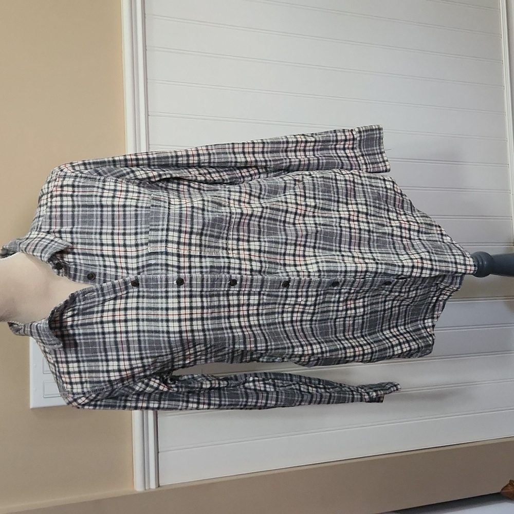 💥Roots flannel plaid top